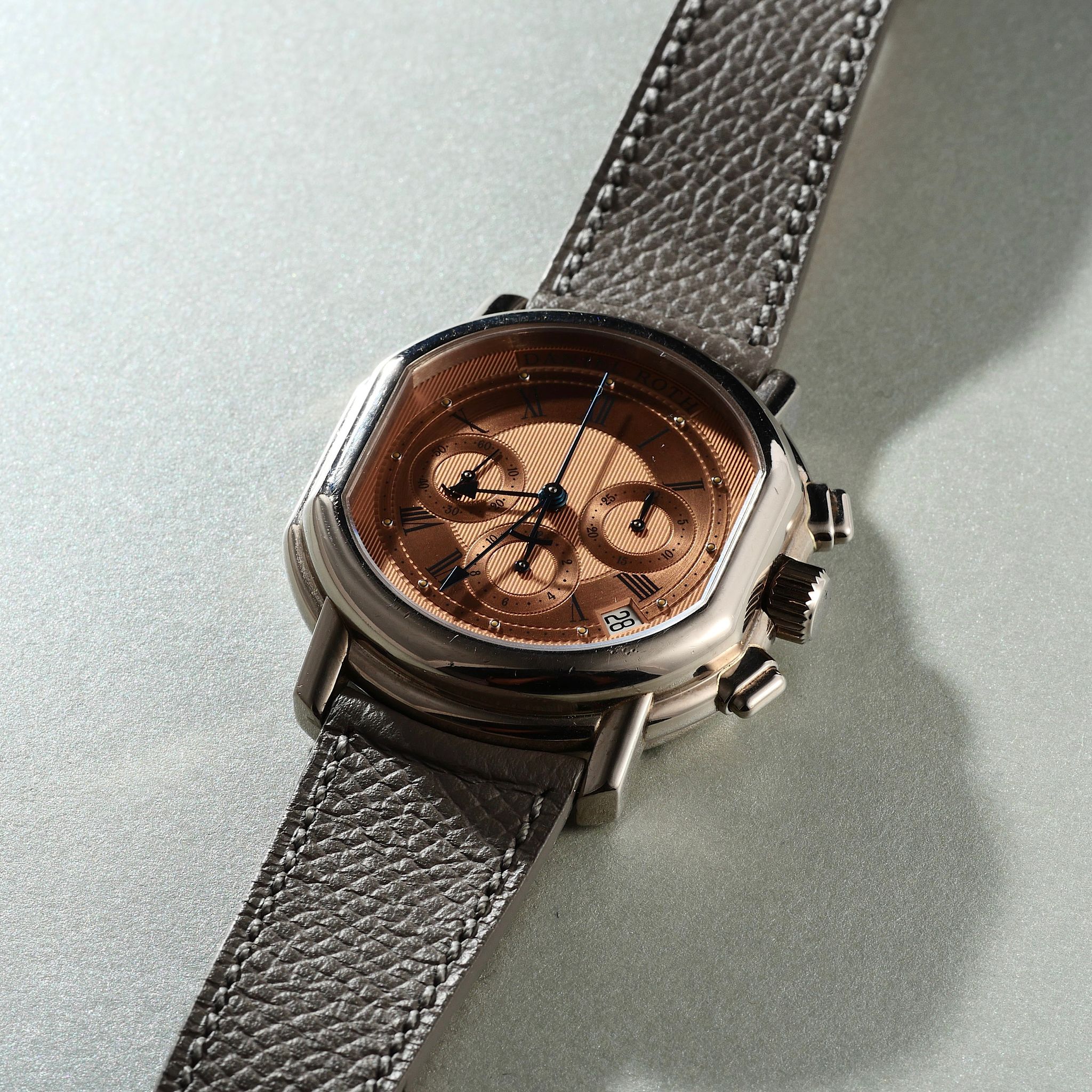 Daniel Roth - S247 Chronograph | 18k White Gold | Salmon