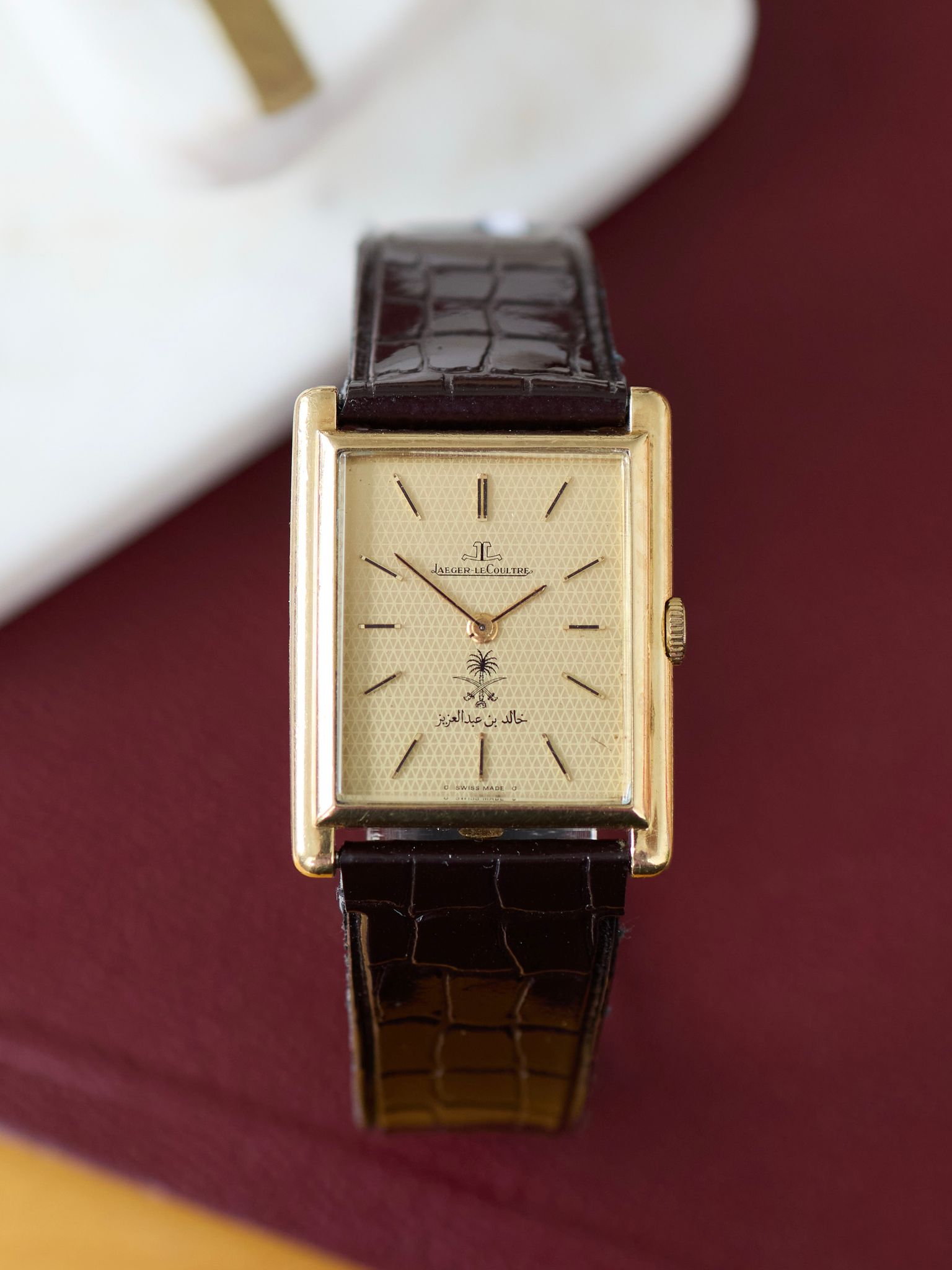 Jaeger-LeCoultre - Jaeger LeCoultre 18k Tank Double Signed