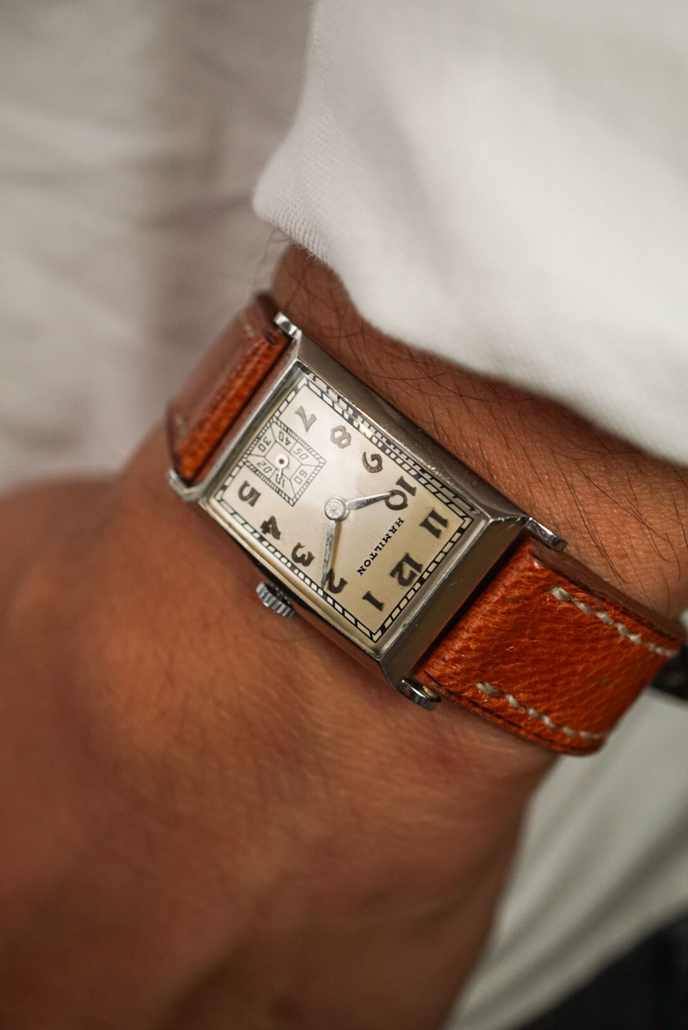 Hamilton - Hamilton Rutledge from 1940s in platinum. Excellent condition.