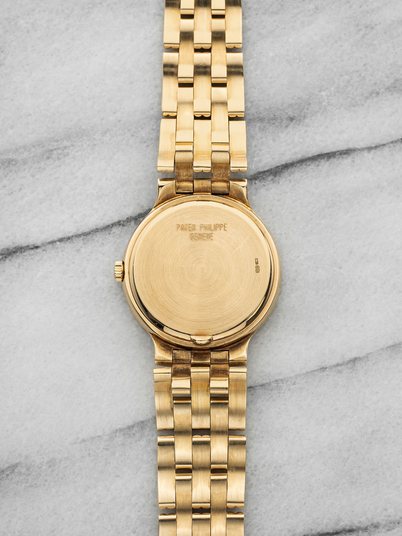 Patek Philippe - 1990s Dress 3963/1J - 18K Yellow Gold Pave
