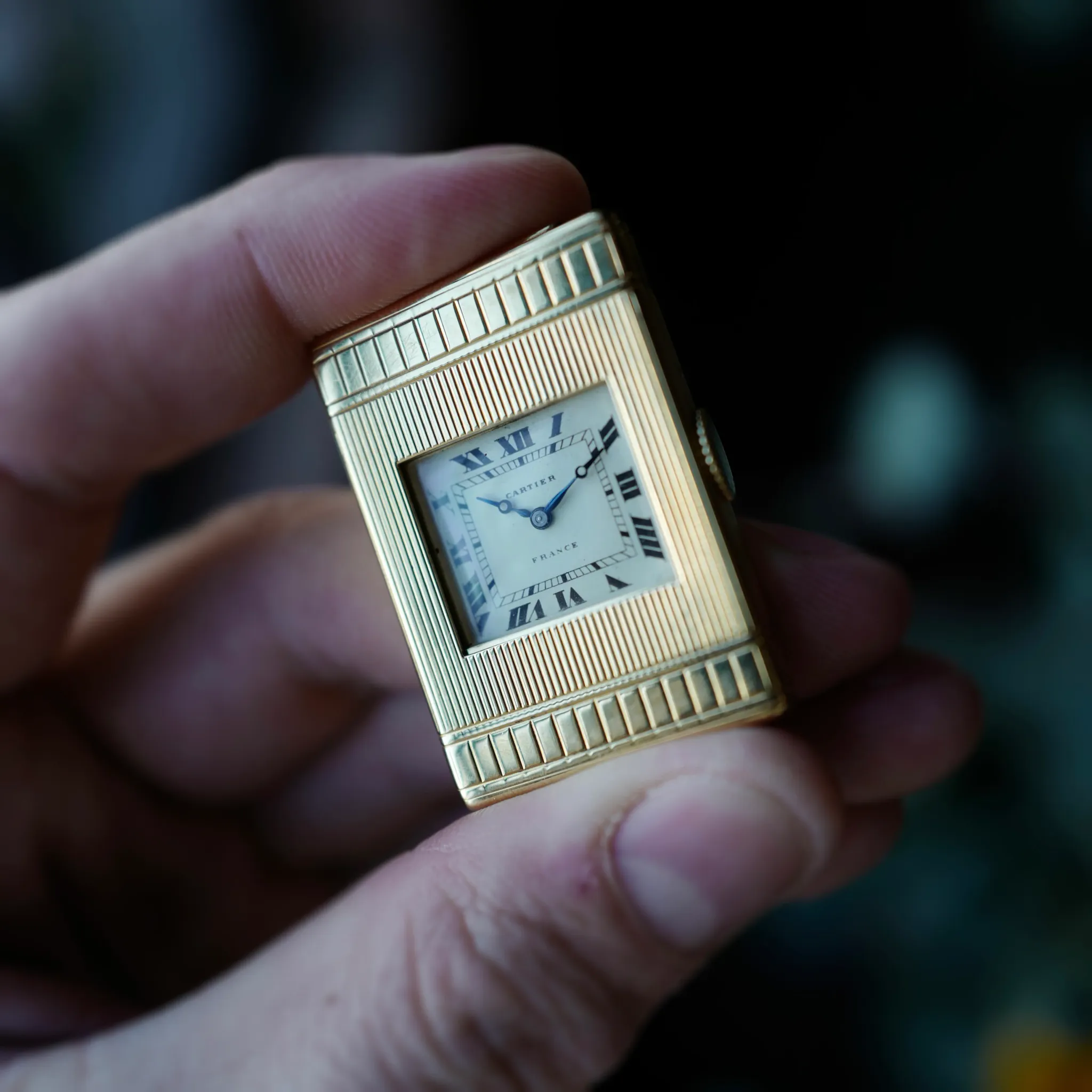 Cartier - Yellow Gold Secret Hidden Shutter Watch, European Watch & Clock