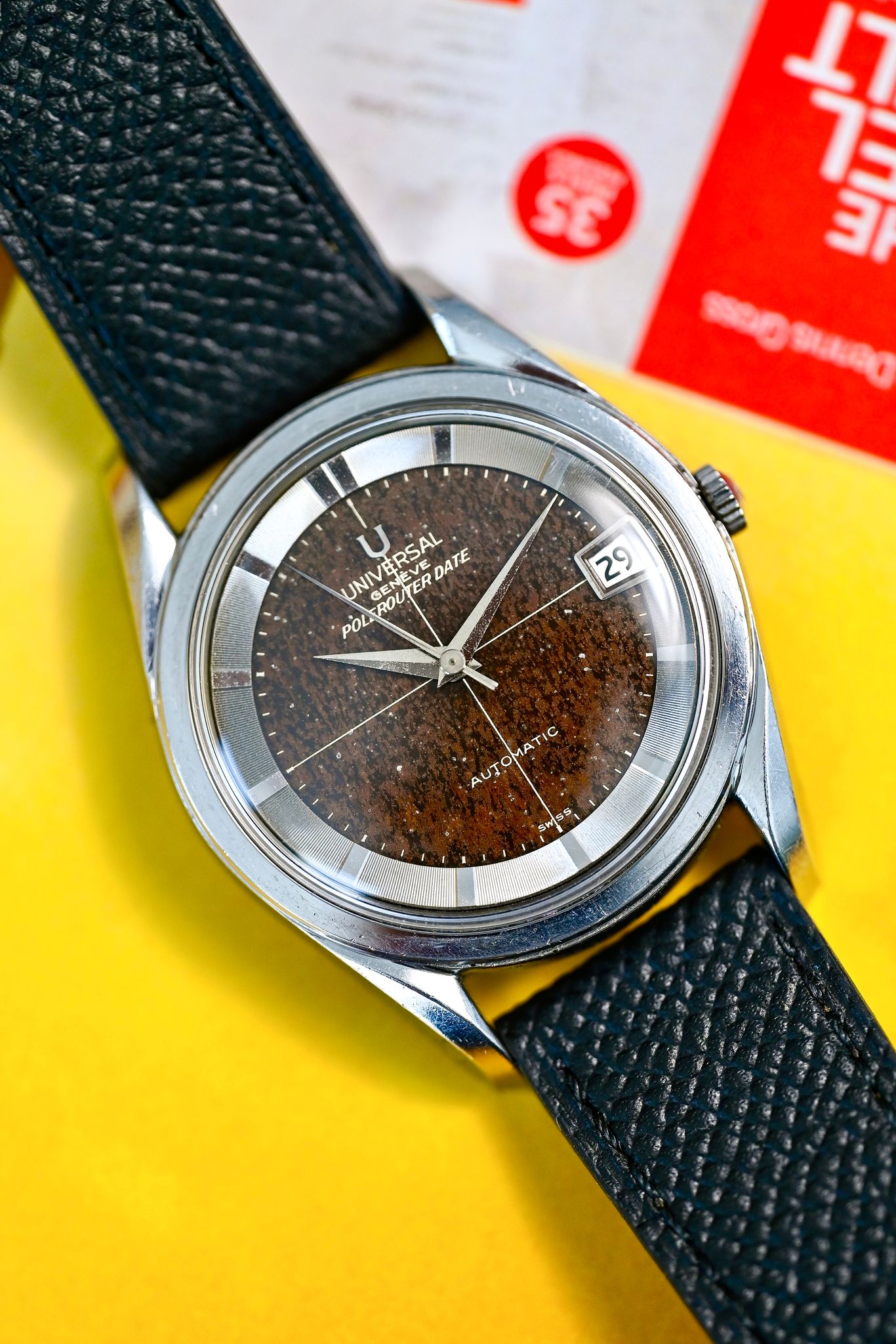 1960年フランス製純銀vintageペーパーウェイト兼ルーペ Universal Geneve - 1960's Universal Geneve Polerouter ref. 204607