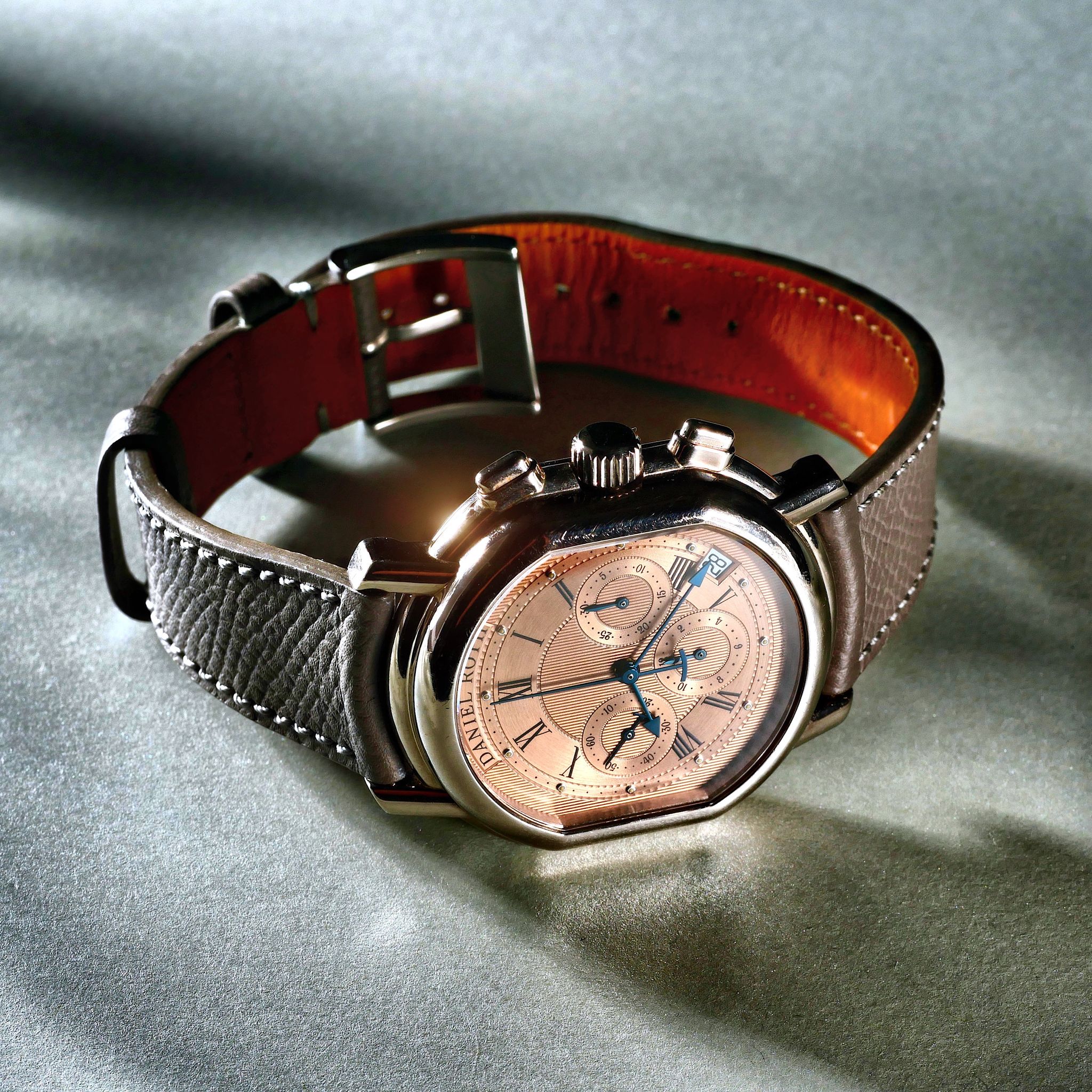 Daniel Roth - S247 Chronograph | 18k White Gold | Salmon