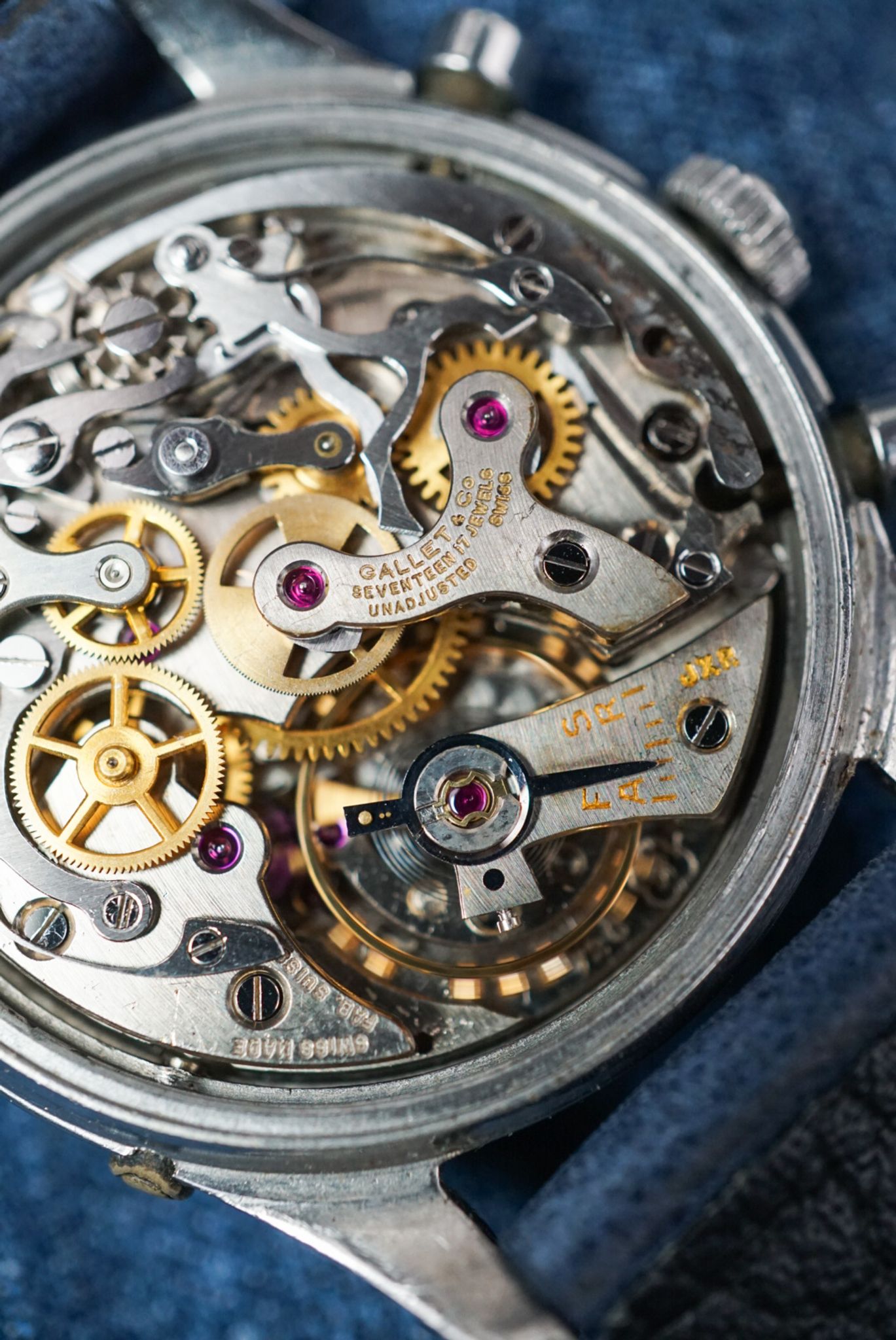Gallet - Gallet Multichron from 1960s - Valjoux 72C.