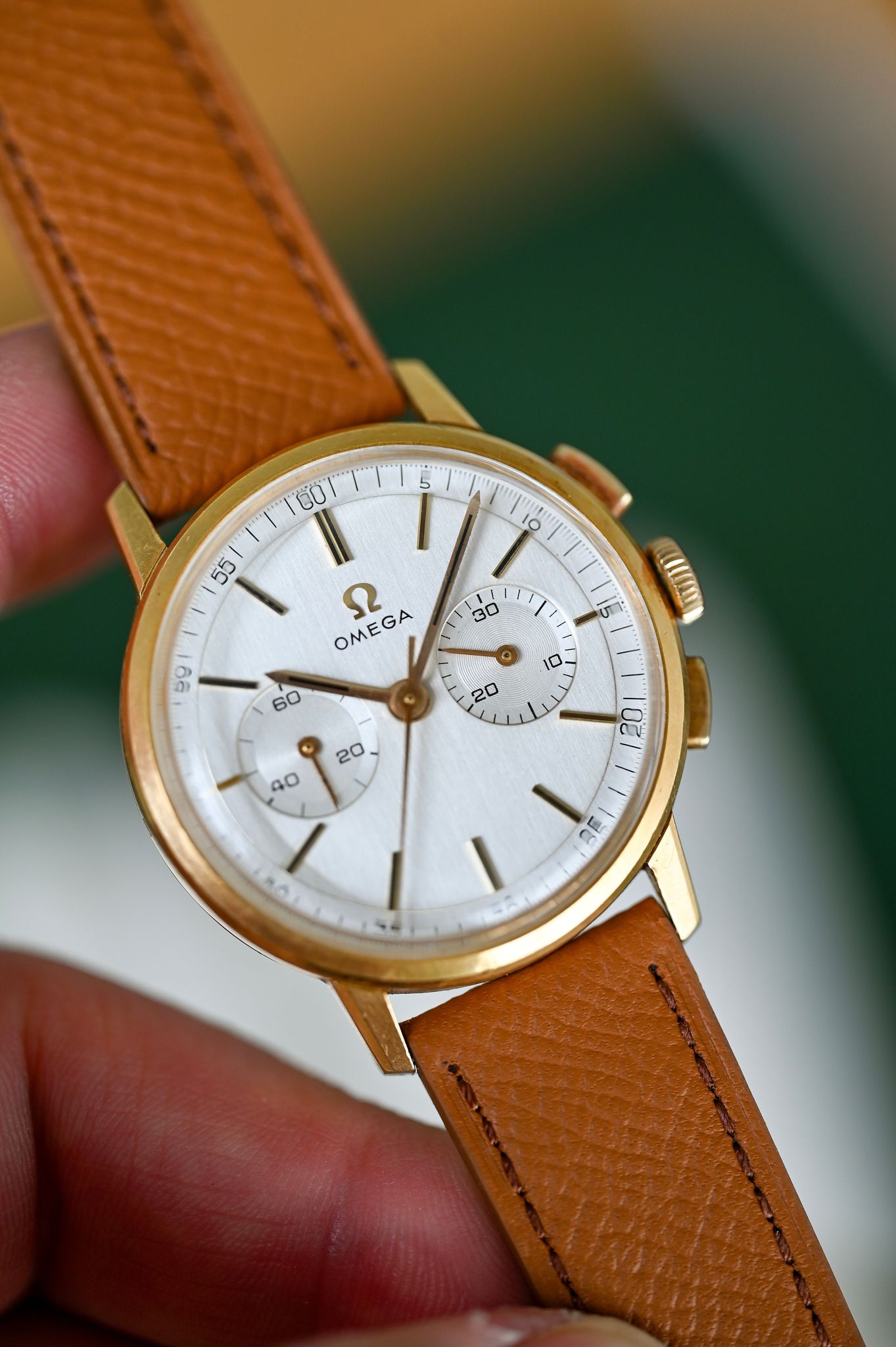 Omega - 1965 Omega Chronograph ref. 101.009 in 18k yellow gold