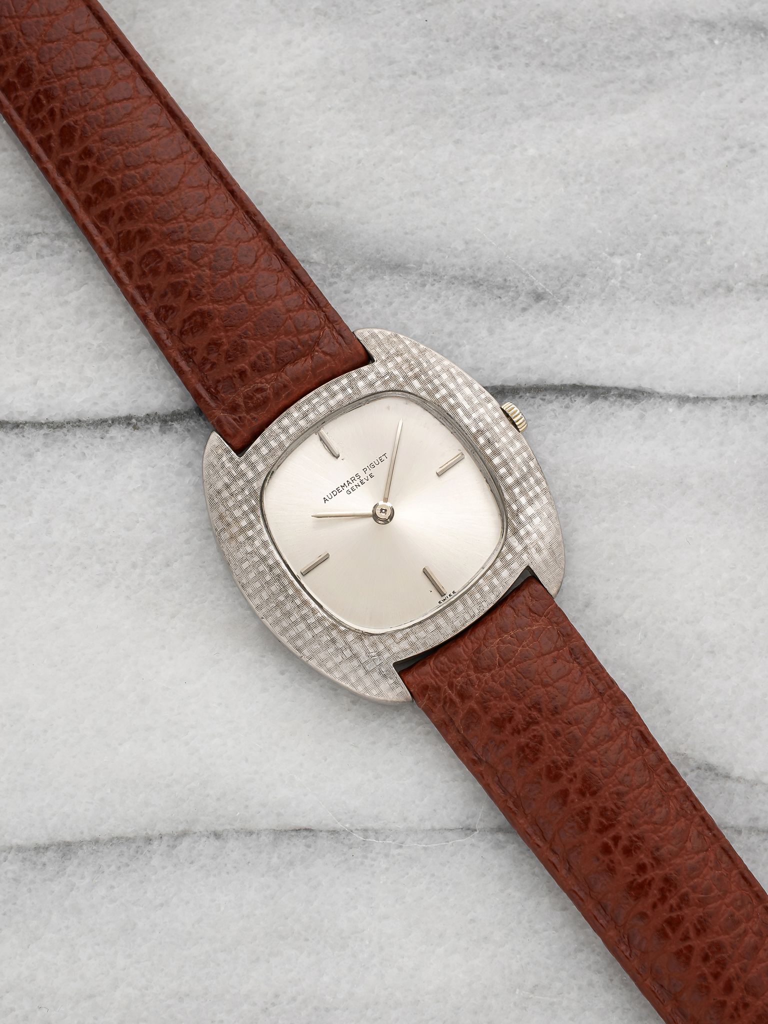 Audemars Piguet - 1960s Audemars Piguet TV Case - 18K White Gold 