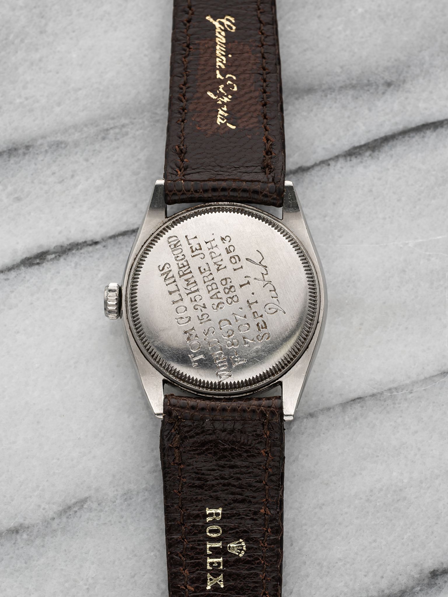 Rolex - Rolex OP 6085 Brock & Co - Major Harold Collins Speed Record.
