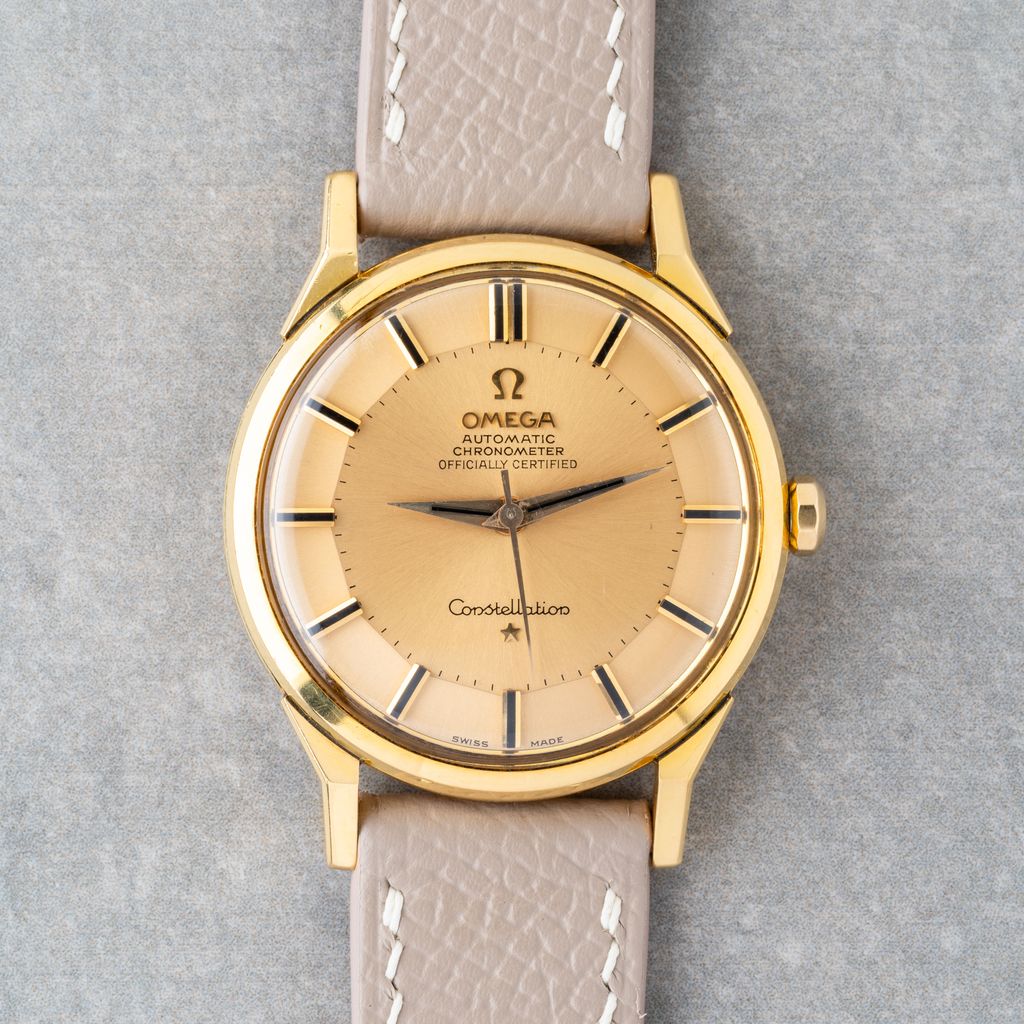 Omega constellation pie pan 18k hotsell