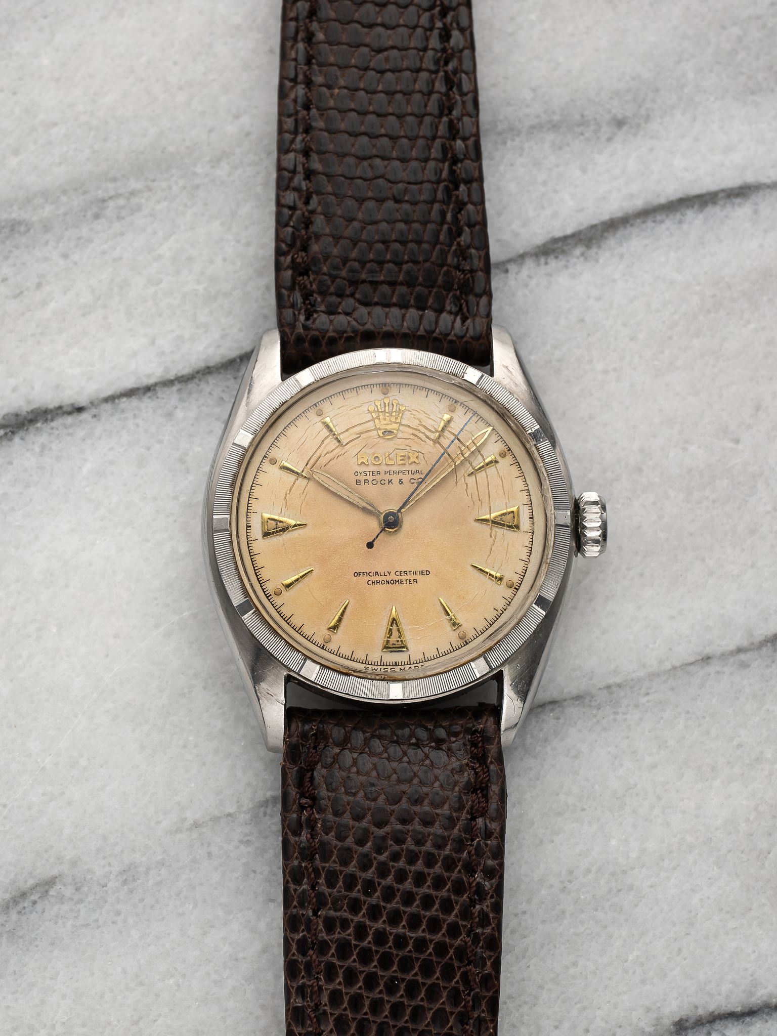 Rolex - Rolex OP 6085 Brock & Co - Major Harold Collins Speed Record.