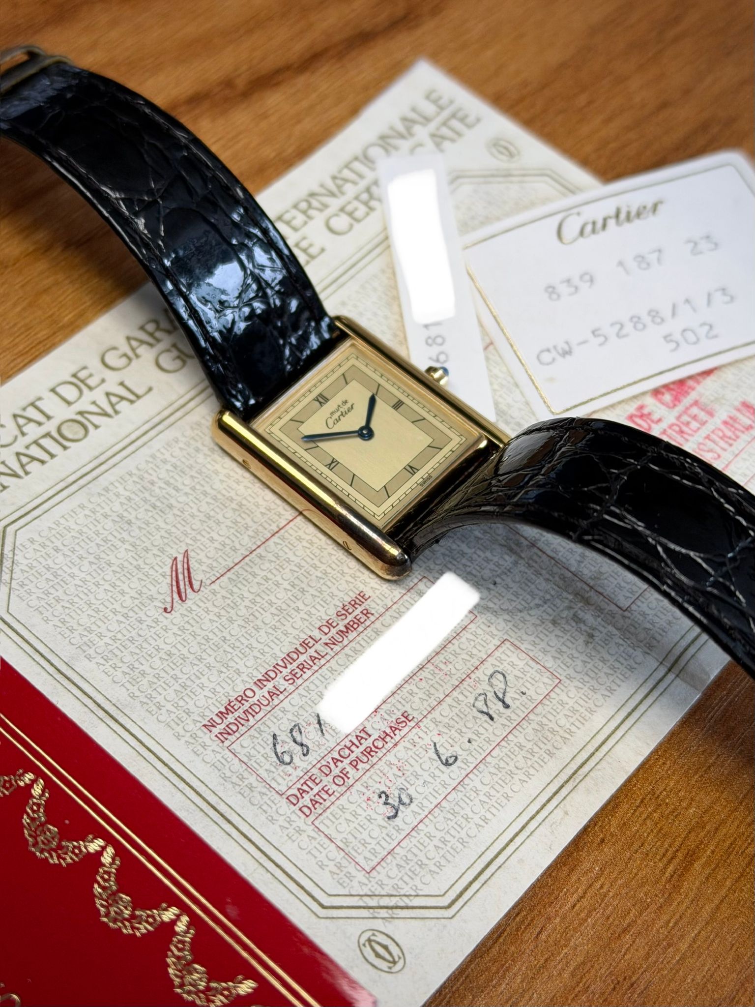 Cartier - 1988 Must de Cartier w/Papers & Tags