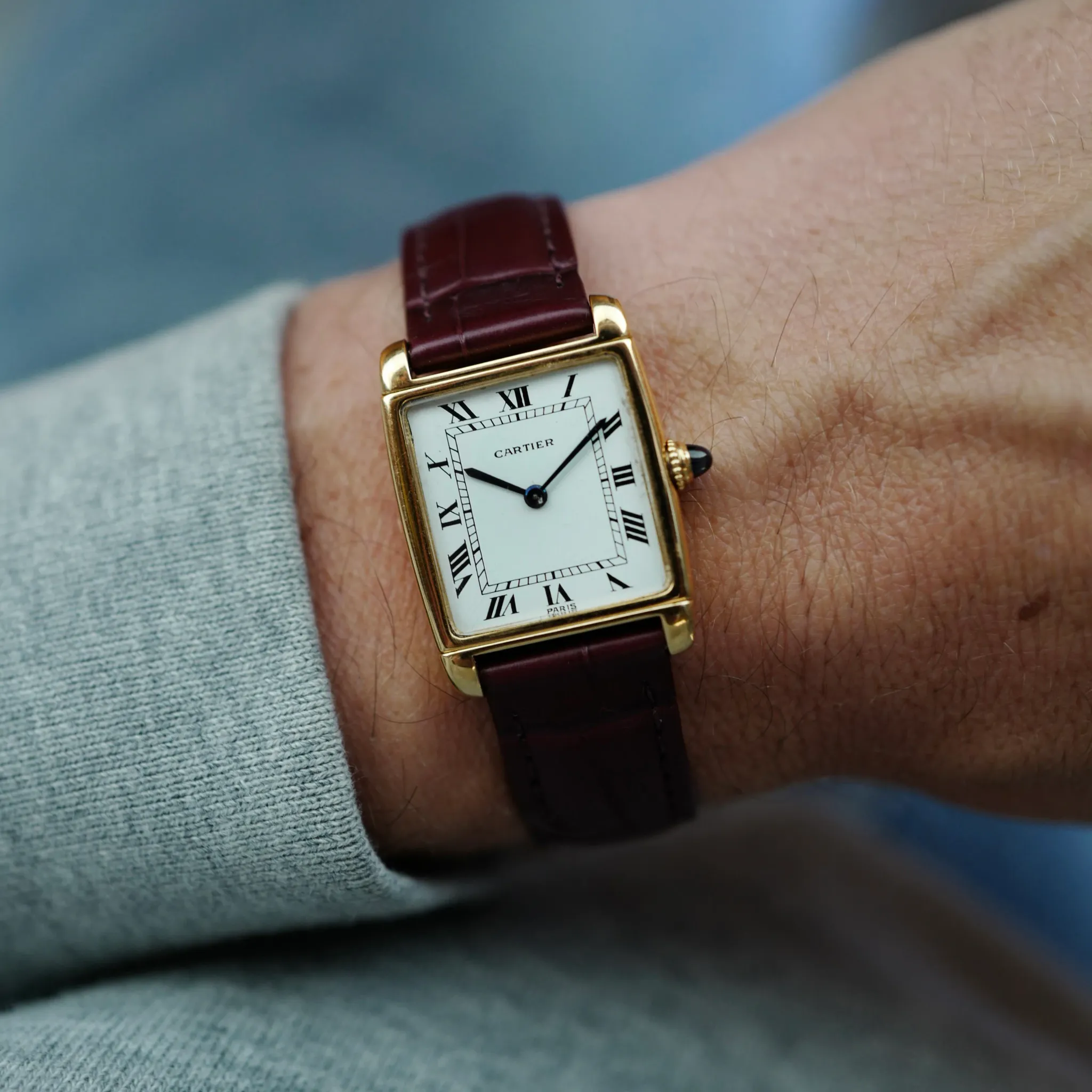 Cartier - Yellow Gold Tank Reverso