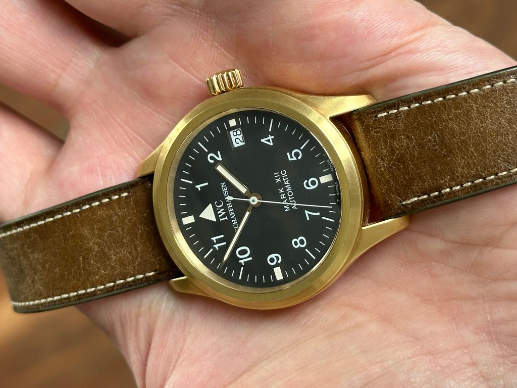 Iwc mark xii gold sale